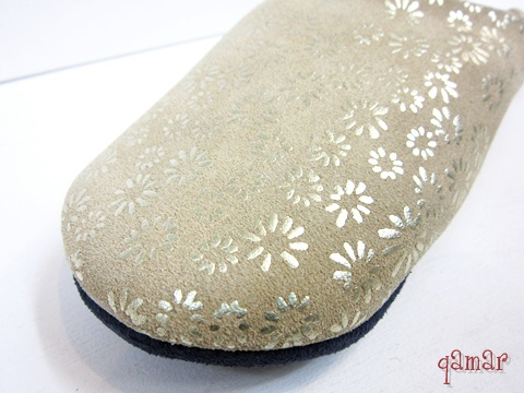 フラワープリントバブーシュ