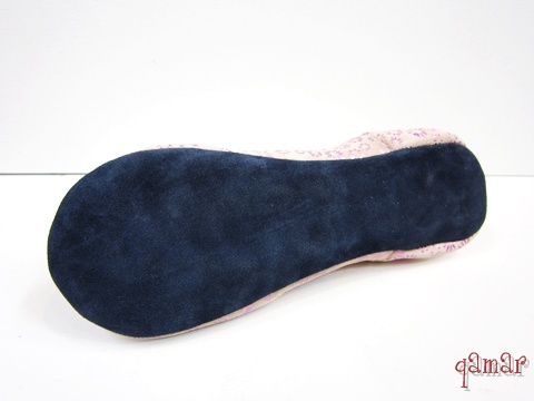 フラワープリントバブーシュ